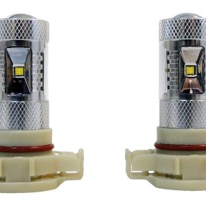 Crown Automotive Driving/ Fog Light Bulb, Rt Off-Road, H16, Cree LED, 7.2 Watt, Clear, 2400 Lumens, 6000K Light Color Temperature, Set of 2 – RT28045