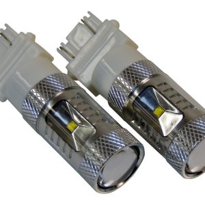 Crown Automotive Tail Light Bulb – LED, Rt Off-Road, 3157 Style, Clear, Set of 2 – RT28067