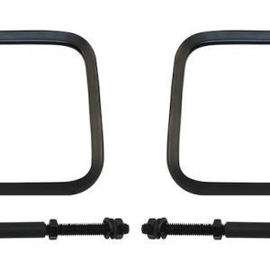 Crown Automotive Exterior Mirror, Rt Off-Road, Aftermarket Conversion, Set of 2, Black, Manual Type, Foldaway, Without Heated Mirrors – RT30005