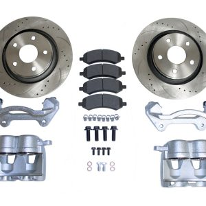 Crown Automotive Brake Conversion Kit, Rt Off-Road, Performance Upgrade, 13 Inch Diameter Rotor, With Brake Pads – RT31047