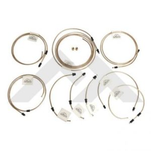 Crown Automotive Brake Line, Rt Off-Road, Black, With 9 Coiled Brake Lines and 2 Unions – RT31053