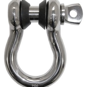 Crown Automotive D-Ring, With 3/4 Inch Pin, With Rubber Spacers, Stainless Steel – RT33004