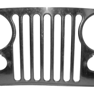 Crown Automotive Grille Trim Cover, Rt Off-Road, Complete Grille Trim, Polished, Stainless Steel – RT34086