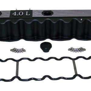 Crown Automotive Valve Cover, Rt Off-Road, For Use with 4.0L, With Oil Fill Hole, With PVC Hole, With Raised 4.0L Stamp – RT35001