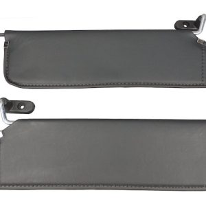 Crown Automotive Sun Visor, Rt Off-Road, Without Mirror, Gray, Fabric, Set of 2 with Brackets – RT52002