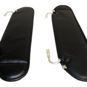 Crown Automotive Sun Visor, Rt Off-Road, Without Mirror, Black, Vinyl, Set of 2 with Original Hardware – RT52005