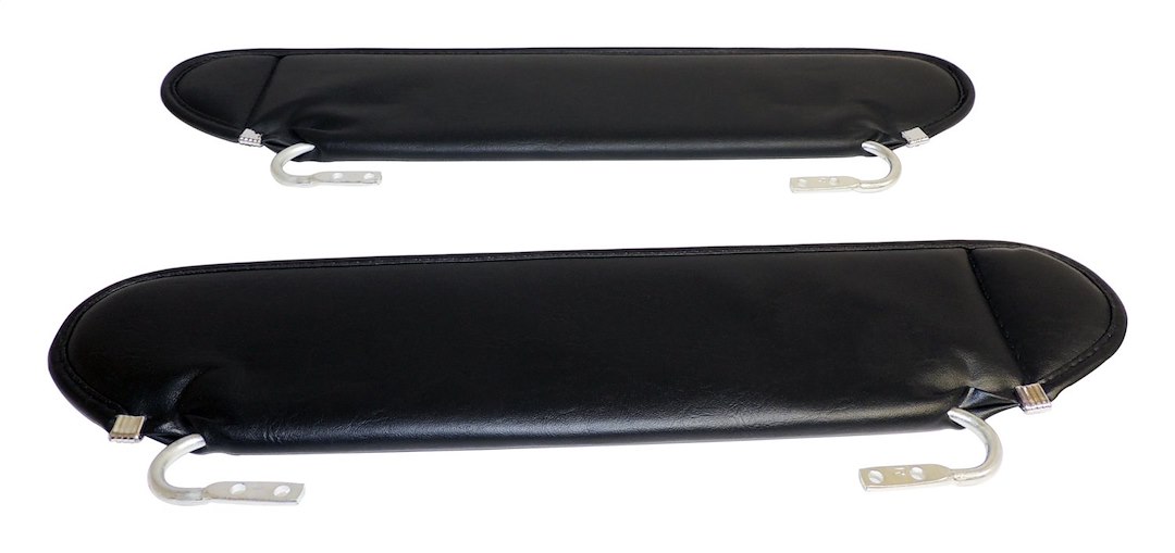 Crown Automotive Sun Visor, Rt Off-Road, Without Mirror, Black, Vinyl, Set of 2 with Original Hardware – RT52005