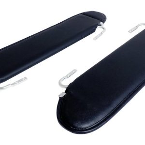 Crown Automotive Sun Visor, Rt Off-Road, Without Mirror, Black, Vinyl, Set of 2 with Original Hardware – RT52005