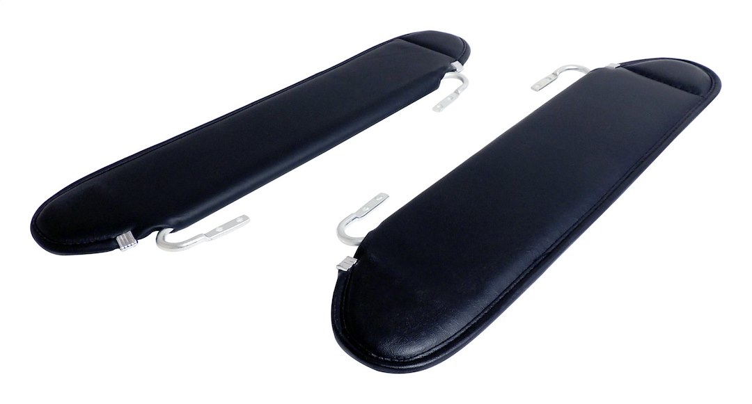 Crown Automotive Sun Visor, Rt Off-Road, Without Mirror, Black, Vinyl, Set of 2 with Original Hardware – RT52005