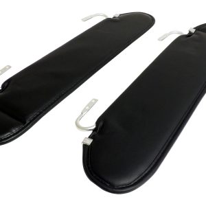 Crown Automotive Sun Visor, Rt Off-Road, Without Mirror, Black, Vinyl, Set of 2 with Original Hardware – RT52005