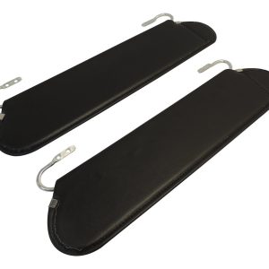 Crown Automotive Sun Visor, Rt Off-Road, Without Mirror, Black, Fabric, Set of 2 – RT54001