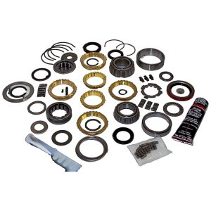 Crown Automotive Manual Trans Rebuild Kit, For Use with T5 Transmission, With Bearings/ Seals/ Gaskets/ Blocking Rings/ Rtv – T5MASKIT