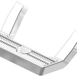 Carr Truck Step, Ld Step, Cab Mount, Single, Flat Step, Non-Extendable, Stationary, Polished, Silver, Aluminum, 14 Inch Width Step – 113332-1