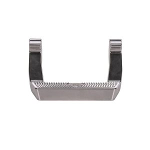 Carr Truck Step, Ld Step, Multi-Mount, Single, Flat Step, Non-Extendable, Stationary, Polished, Chrome, Aluminum, 15 Inch Width Step – 114872-1