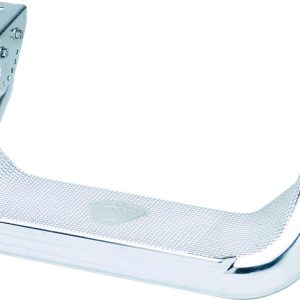 Carr Truck Step, Super Hoop, Cab Mount, Multi-Fit, Set of 2, Flat Step, Non-Extendable, Stationary, Polished Aluminum – 126332
