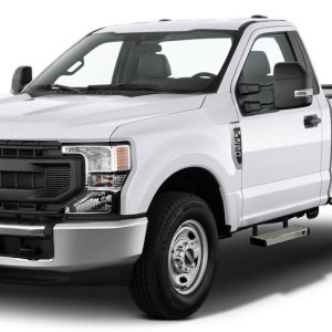 Carr Truck Step, Maxgrip, Rocker Panel Mount, Single, Flat Step, 500 Pound Weight Capacity, Non Extendable, Stationary, Galvanized Steel – 130250-1