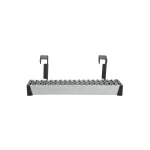 Carr Truck Step, Maxgrip, Rocker Panel Mount, Single, Flat Step, 500 Pound Weight Capacity, Non Extendable, Stationary, Galvanized Steel – 130250-1
