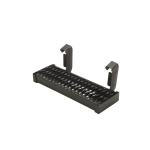 Carr Truck Step, Maxgrip, Rocker Panel Mount, Single, Flat Step, 500 Pound Weight Capacity, Non Extendable, Stationary, Powder Coated – 130251-1