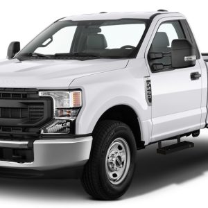 Carr Truck Step, Maxgrip, Rocker Panel Mount, Single, Flat Step, 500 Pound Weight Capacity, Non Extendable, Stationary, Powder Coated – 130251-1
