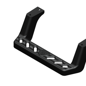 Carr Truck Step, Service Truck Box Mount, Single, Flat Step, Non Extendable, 500 Pound Weight Capacity, Stationary, Textured Powder Coated – 150101-1