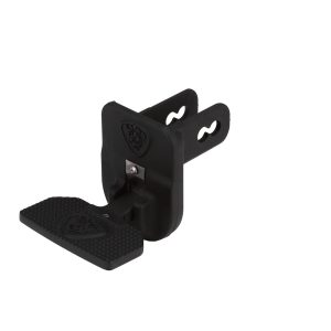 Carr Truck Step, HD Truck Step, 2 Inch Receiver Hitch Mount, Single, Flat Step, 650 Pound Capacity, Non-Extendable, Fold Up – 183242