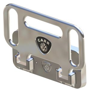 Carr Truck Step, HD Mega, 2 or 2-1/2 Inch Receiver Hitch Mount, Single, Flat 14 Inch Width X 8 Inch Depth Step, 500 Pound Capacity – 193012