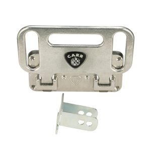 Carr Truck Step, HD Mega, 2 or 2-1/2 Inch Receiver Hitch Mount, Single, Flat 14 Inch Width X 8 Inch Depth Step, 500 Pound Capacity – 193012
