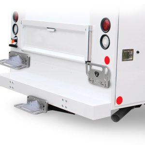 Carr Truck Step, HD Mega, 2 or 2-1/2 Inch Receiver Hitch Mount, Single, Flat 14 Inch Width X 8 Inch Depth Step, 500 Pound Capacity – 193012