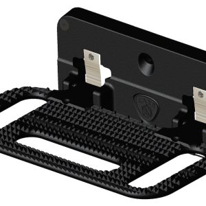 Carr Truck Step, HD Mega, Universal Mount on Flat Surface, Single, Flat 14 Inch Width X 8 Inch Depth Step, 500 Pound Capacity, Non-Extendable – 194001
