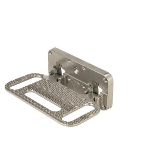 Carr Truck Step, HD Mega, Universal Mount on Flat Surface, Single, Flat 14 Inch Width X 8 Inch Depth Step, 500 Pound Capacity, Non-Extendable – 194002