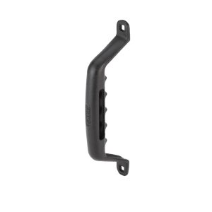 Carr Exterior Grab Bar, Powder Coated, Black, Aluminum, Bolt-On, With Molded Grip, Single – 200031