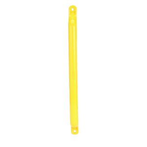 Carr Exterior Grab Bar, Powder Coated, Yellow, Alloyed Aluminum, 20 Inch Length, Without Light, Single – 200047