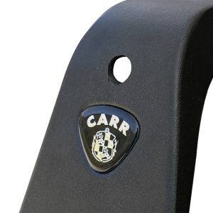 Carr Driving/ Fog Light Mounting Bar, Deluxe Series, Roof Mount, Mounts 7 Lights, Powder Coated, Black, Steel, Without Lights – 210341