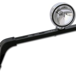 Carr Driving/ Fog Light Mounting Bar, Deluxe Series, Roof Mount, Mounts 7 Lights, Powder Coated, Black, Steel, Without Lights – 210341