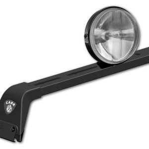 Carr Driving/ Fog Light Mounting Bar, M Profile, Roof Mount, Powder Coated, Mounts Multiple Lights, Black, Steel, Without Lights – 210701