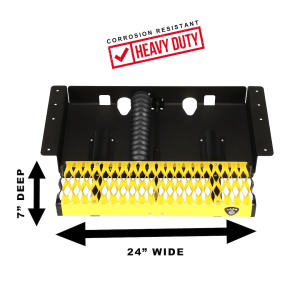 Carr Truck Step, Work Truck Series, Side Door Mount, 24 Inch Length, Single, Flat Step, 500 Pound Weight Capacity, Extendable, Tuck Away – 501057