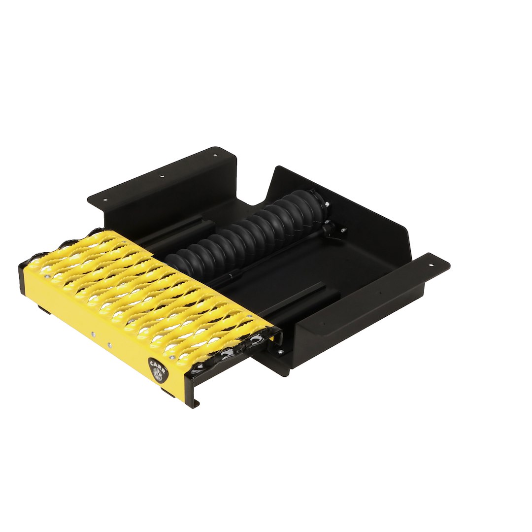 Carr Truck Step, Work Truck Series, Side Body Mount, Single, 16 Inch Length, Flat Step, 500 Pound Weight Capacity, Extendable, Tuck Away – 501627