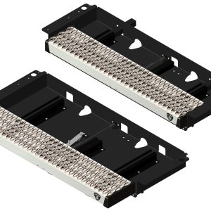 Carr Truck Step, Side Mount, Set of 2, Flat Tread Hand Free Design for Non-Slip Surface, 500 Pounds Weight Capacity, Extendable, Powder Coat – 503620