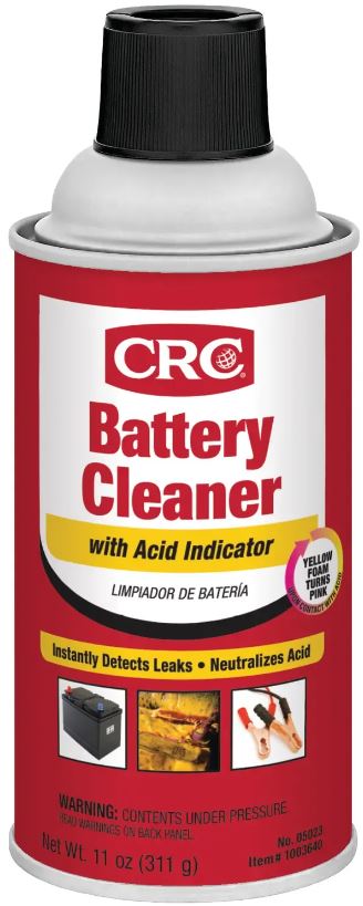 Crc Battery Terminal Cleaner, Removes Corrosion on Battery Terminals/ Battery Casings/ Cable Connectors and Hold Downs, Spray on – 05023