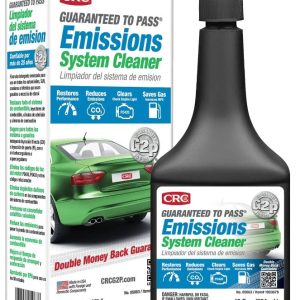 Crc Fuel System Cleaner, Guaranteed to Pass ®, Use to Clean Fuel Injectors/ Intake Valves and Combustion Chamber, 12 Ounce Bottle, Single – 05063