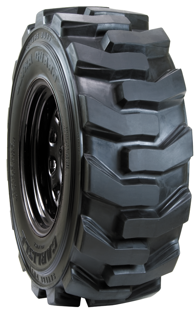 Carlstar Tire, Ultra Guard®, C12.00-16.5, Heavy Duty Truck Trailer, Nylon, Bias Ply, Black Sidewall, Tubeless, Directional Tread Design – 560403