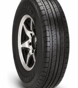 Carlstar Tire, Radial Trail HD, ST175 X 80R13, Trailer, Steel Belted, Black Sidewall, Tubeless, Non-Directional Tread Design – 6H04511