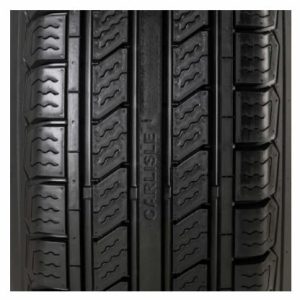 Carlstar Tire, Radial Trail HD, ST235 X 80R16, Trailer, Steel Belted, Black Sidewall, Tubeless, Non-Directional Tread Design – 6H04631