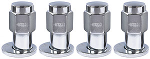 Carlstar Lug Nut, 12 Millimeter X 1.5 Thread Size, Mag Shank, Standard Shank, Chrome Plated, Steel, Set of 4 – A-27733-4
