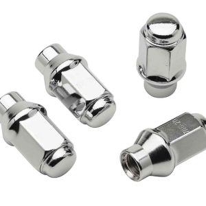 Carlstar Lug Nut, 7/16 Inch X 20 Thread Size, Et Shank, Conical Seat, Set of 4 – A-27802-4