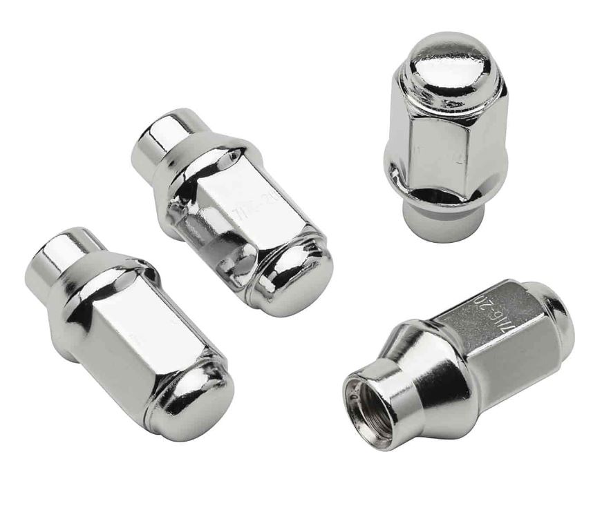 Carlstar Lug Nut, 7/16 Inch X 20 Thread Size, Et Shank, Conical Seat, Set of 4 – A-27802-4