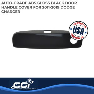 Coast to Coast Exterior Door Handle Cover, Gloss Black, ABS Plastic, With Door Handle Trim – DH6186B