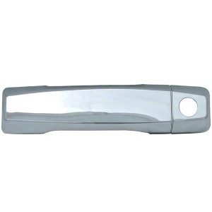 Coast to Coast Exterior Door Handle Cover, Chrome Plated, ABS Plastic, Levers Only, Without Keyhole, With Covers for 4 Doors – CCIDH68127B