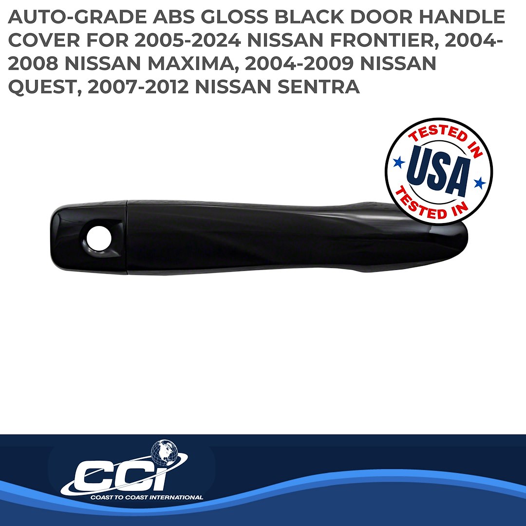 Coast to Coast Exterior Door Handle Cover, Gloss Black, ABS Plastic, Levers Only – CCIDH68524BBK