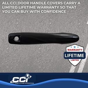 Coast to Coast Exterior Door Handle Cover, Gloss Black, ABS Plastic, Levers Only – CCIDH68524BBK